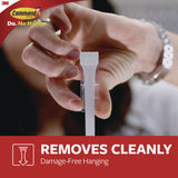 Command™ X-large Utility Hooks, Plastic, White, 15 lb Capacity, 2 Hooks and 8 Strips/Pack (MMM170112ES) Pack of 2