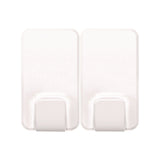 Command™ X-large Utility Hooks, Plastic, White, 15 lb Capacity, 2 Hooks and 8 Strips/Pack (MMM170112ES) Pack of 2