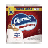 Charmin® Ultra Strong Bathroom Tissue, Septic Safe, 2-Ply, White, 363 Sheets/Roll, 6 Rolls/Pack (PGC1569872695) Pack of 6