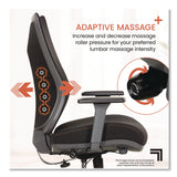 Sharper Image® Revive Shiatsu Ergonomic Mesh Swivel Massage Chair, Supports Up to 275 lbs, 19.75" to 22.75" Seat Height, Black Seat/Back (SBI60097BLK) Each