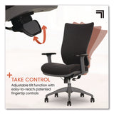 Sharper Image® Revive Shiatsu Ergonomic Mesh Swivel Massage Chair, Supports Up to 275 lbs, 19.75" to 22.75" Seat Height, Black Seat/Back (SBI60097BLK) Each