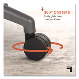 Sharper Image® Revive Shiatsu Ergonomic Mesh Swivel Massage Chair, Supports Up to 275 lbs, 19.75" to 22.75" Seat Height, Black Seat/Back (SBI60097BLK) Each