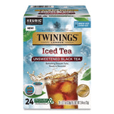 TWININGS® Iced Tea K-Cups, Unsweetened Black, 24/Box (TWGTNA23048) Box of 24