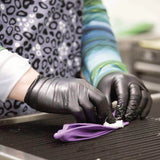 AMMEX® Professional Nitrile Exam Gloves, Powder-Free, X-Large, 3 mil Thick, 9.5" Long, Black, 100/Box, 10 Boxes/Carton (AXCABNPF48100CT) Case of 1000