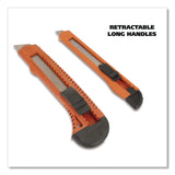 Great Neck® Snap-Off Utility Knife Set, 9 mm Knife, 18 mm Knife, Orange/Black (GNS2SBK) Each