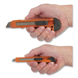 Great Neck® Snap-Off Utility Knife Set, 9 mm Knife, 18 mm Knife, Orange/Black (GNS2SBK) Each