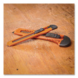 Great Neck® Snap-Off Utility Knife Set, 9 mm Knife, 18 mm Knife, Orange/Black (GNS2SBK) Each