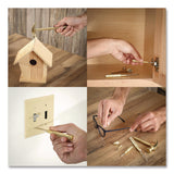 Great Neck® 5-in-1 Carpenter's Hammer with Nesting Handle Containing Four Screwdrivers, 6.5" Long Gold Handle (GNS19006) Each