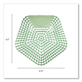 Fresh Products WCBasix Urinal Screen, Cucumber Twist Scent, Green, 0.11 oz, 10/Box (FRSWCBX10CMBX) Box of 10