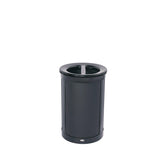 Rubbermaid® Commercial ENHANCE Series Waste Receptacle, Dual Top Hole, 23 gal, Metal, Jet Black Metallic (RCP2172844) Each