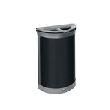 Rubbermaid® Commercial ENHANCE Series Waste Receptacle, Dual Top Hole, 11.5 gal, Metal, Pearl Gray/Umbra Gray (RCP2172846) Each