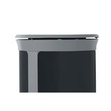 Rubbermaid® Commercial ENHANCE Series Waste Receptacle, Dual Top Hole, 33 gal, Metal, Pearl Gray/Umbra Gray (RCP2172847) Each