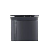 Rubbermaid® Commercial ENHANCE Series Waste Receptacle, Dual Top Hole, 33 gal, Metal, Jet Black Metallic (RCP2172848) Each