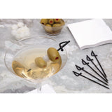 AmerCareRoyal® Sword Picks, Plastic, 6", Black, 1,000/Box, 10 Boxes/Carton (RPPRP147BK) Case of 10000