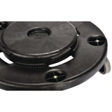 Alpine Industries Round 32-Gallon Trash Can Dolly, 500 lb Capacity, 6.1 x 18 x 18, Black (ALH47132DOLLY) Each