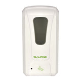 Alpine Industries Wall Mount Automatic Foam Hand Sanitizer and Soap Dispenser, 40 oz, 4.48 x 6 x 11.1, White (ALHALP430F) Each