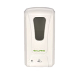 Alpine Industries Automatic Foam Hand Sanitizer/Soap Dispenser with Floor Stand, 40 oz, 4.48 x 6 x 45, White (ALHALP430FS) Each