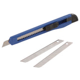 Great Neck® Snap-Off Utility Knife, 9 mm Blade, 5" Plastic Handle, Blue (GNSSBK3) Each