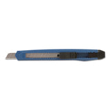 Great Neck® Snap-Off Utility Knife, 9 mm Blade, 5" Plastic Handle, Blue (GNSSBK3) Each