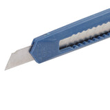 Great Neck® Snap-Off Utility Knife, 9 mm Blade, 5" Plastic Handle, Blue (GNSSBK3) Each