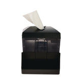 Alpine Industries Interfold Table Top Dispenser Napkin Holder with Caddy, 6 x 14.17 x 6.5, Black (ALHALP4332C) Each