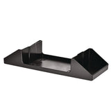 Alpine Industries Interfold Table Top Dispenser Napkin Holder with Caddy, 6 x 14.17 x 6.5, Black (ALHALP4332C) Each