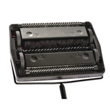 Alpine Industries Manual Triple Brush Carpet and Floor Sweeper, 42.5" Handle, Red (ALHALP469REDNEW) Each