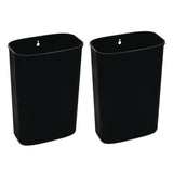 Alpine Industries 10.5 Gallon Recycle and Trash Station, Brushed Stainless Steel (ALHALP47040LRT) Each