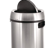 Alpine Industries 17 Gallon Stainless Steel Commercial Trash Can with Swing Lid (ALHALP47065L1) Each