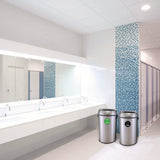 Alpine Industries 17 Gallon Stainless Steel Open Top Compost and Trash Station (ALHALP47065LCOT) Each