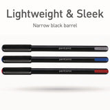 TOPS™ PENTONIC Fine Point Ballpoint Pens, 0.7 mm, Assorted Ink Colors, Black Barrel, 25/Pack (PNT12126) Pack of 25