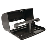 Alpine Industries Side-by-Side Double Roll Toilet Tissue Dispenser, 6.3 x 6.3 x 10.3, Gray (ALHALP452GRY) Each