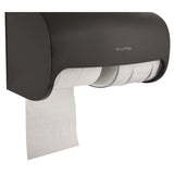Alpine Industries Side-by-Side Double Roll Toilet Tissue Dispenser, 6.3 x 6.3 x 10.3, Gray (ALHALP452GRY) Each