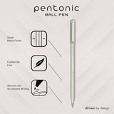 TOPS™ PENTONIC Frost Pen, Stick, Fine 0.7 mm, Black Ink, Pale Gray Barrel, 10/Pack (PNT13086) Pack of 10
