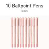 TOPS™ PENTONIC Frost Pen, Stick, Fine 0.7 mm, Red Ink, Pale Pink Barrel, 10/Pack (PNT13087) Pack of 10