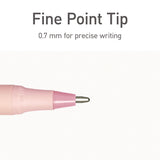 TOPS™ PENTONIC Frost Pen, Stick, Fine 0.7 mm, Red Ink, Pale Pink Barrel, 10/Pack (PNT13087) Pack of 10