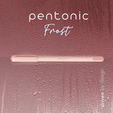 TOPS™ PENTONIC Frost Pen, Stick, Fine 0.7 mm, Red Ink, Pale Pink Barrel, 10/Pack (PNT13087) Pack of 10