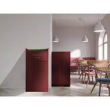 Alpine Industries 40 Gal Commercial Tray Top Waste Enclosure Trash Receptacle, 40 gal, Wood, Mahogany (ALHALP476MA) Each