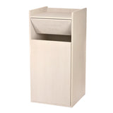 Alpine Industries 40 Gal Commercial Tray Top Waste Enclosure Trash Receptacle, 40 gal, Wood, White (ALHALP476WHI) Each