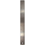TPG Creations™ Stainless Steel Ruler, Standard/Metric, 12" Long, Silver, 72/Carton (TPG15272) Case of 72