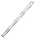 TPG Creations™ Stainless Steel Ruler, Standard/Metric, 18" Long, Silver, 36/Carton (TPG15836) Case of 36