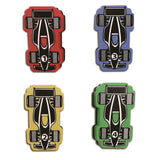 TPG Creations™ Magnetic Racecar Whiteboard Eraser, 4.5 x 2.6 x 1, 4/Pack, 24 Packs/Carton (TPG35824) Case of 24