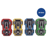 TPG Creations™ Magnetic Racecar Whiteboard Eraser, 4.5 x 2.6 x 1, 4/Pack, 24 Packs/Carton (TPG35824) Case of 24