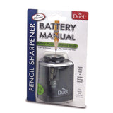 TPG Creations™ 2-in-1 Sharpener, Battery/Manual-Powered, 6.13 x 3, Black, 24/Carton (TPG36424) Case of 24