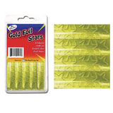 TPG Creations™ Foil Star Stickers, Gold, 55/Sheet, 8 Sheets/Pack, 72 Packs/Carton (TPG46472) Case of 72