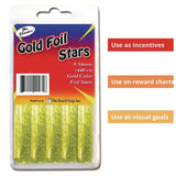 TPG Creations™ Foil Star Stickers, Gold, 55/Sheet, 8 Sheets/Pack, 72 Packs/Carton (TPG46472) Case of 72