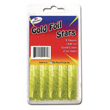 TPG Creations™ Foil Star Stickers, Gold, 55/Sheet, 8 Sheets/Pack, 72 Packs/Carton (TPG46472) Case of 72