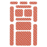 TPG Creations™ Anywhere Zen Strips, Bumpy Checkered, Pink/Red, 13/Set, 24 Sets/Carton (TPG88424) Case of 24