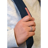 TPG Creations™ Anywhere Zen Strips, Bumpy Checkered, Pink/Red, 13/Set, 24 Sets/Carton (TPG88424) Case of 24