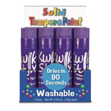 TPG Creations™ Kwik Stix Single Color Pack, 0.7" x 3.5", Purple, 12/Pack, 12 Packs/Carton (TPG6005012) Case of 12